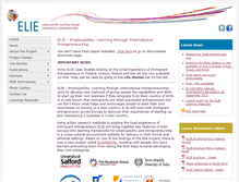 Tablet Screenshot of elie-project.eu